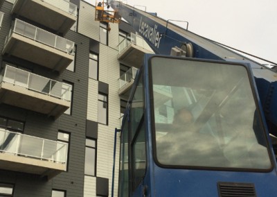 Location de camion-grue avec nacelle à NDG - Lecavalier Transfert inc. à Montréal